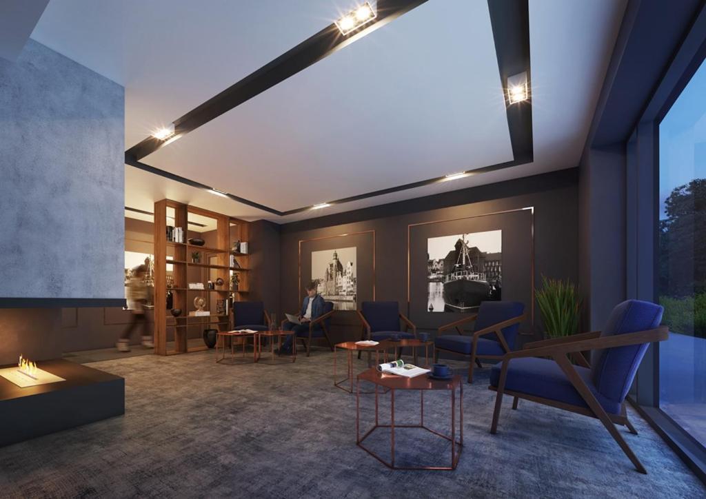 Apartament Nadmotlawie Estate Black Gdaňsk Exteriér fotografie